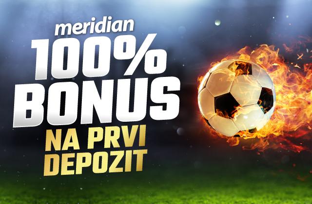 MERIDIAN PONOVO ČASTI: Uplati prvi depozit i pokupi neverovatan bonus za online klađenje!