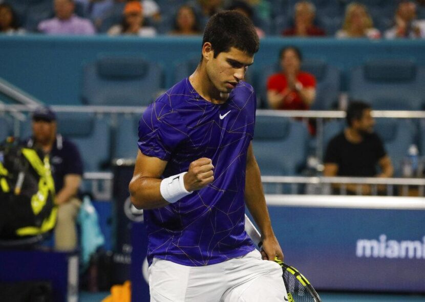 ALKARAZ KONAČNO SA NOVAKOM: Španska senzacija ukrstila rekete sa najvećim na treningu u Majamiju