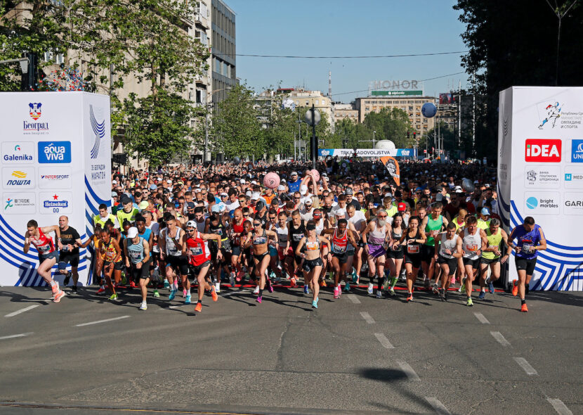 SPEKTAKL U PRESTONICI: Počeo 35. Beogradski maraton!