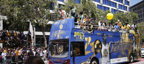 ŠOU NA PROSLAVI TITULE: Bjelica i Klej Tompson usijali atmosferu do maksimuma! (VIDEO)