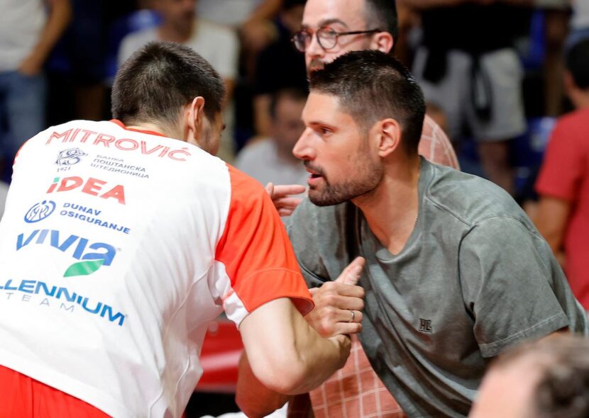 NBA ZVEZDA U PIONIRU: Zvezdu bodri i Nikola Vučević, uz zagrljaj sa Radonjićem (VIDEO)