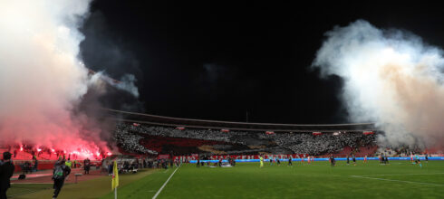 “DELIJE” NOSE ZVEZDU DO POBEDE: Sjajna koreografija na “Marakani”!  – Sa mačem u juriš na turskog predstavnika! (FOTO+VIDEO)