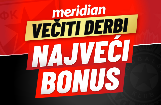 <strong>SPECIJALAN BONUS ZA VEČITI DERBI: Meridian časti – preuzmi 2.000 RSD i izaberi svoju stranu!</strong>