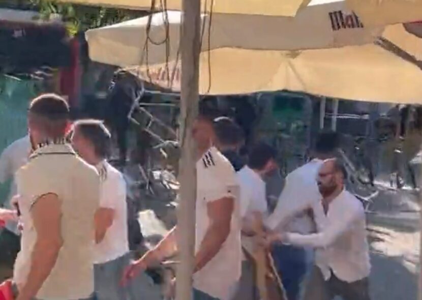 Opšta tuča u Madridu pred utakmicu: Letele stolice i čaše, policija pendrecima udarala navijače (VIDEO)